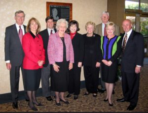 A 2004 photo commemorating the William L Turner lobby renovation