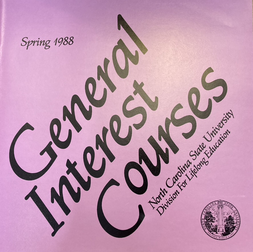Cover for the General Interest Courses catalog