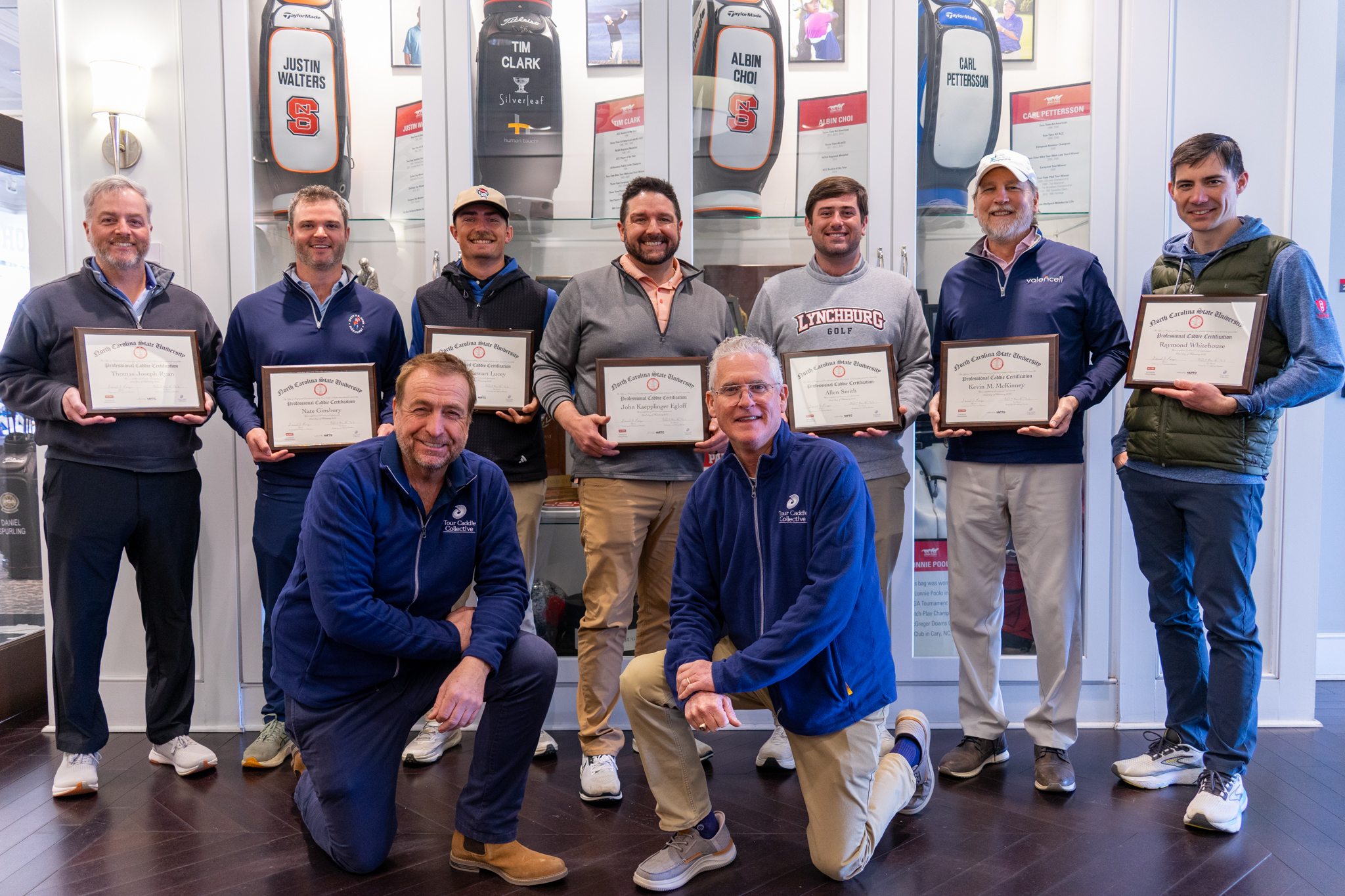 Professional Caddie Certification Program graduates receive their certificates at the conclusion of the February 2025 program.
