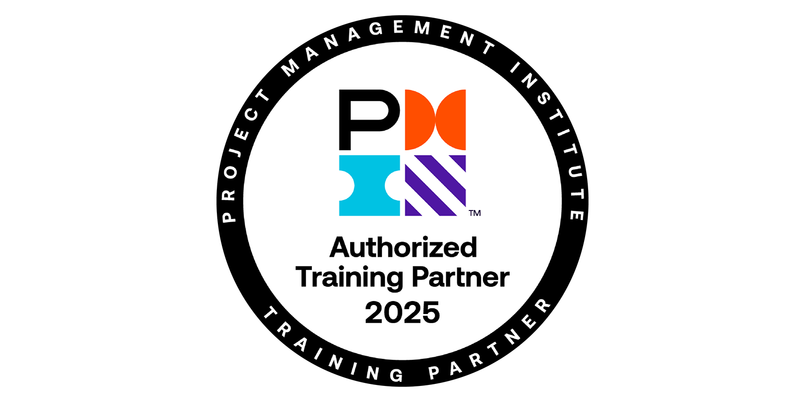 PMI Badge for Project Management Institute authorized training partner 2025