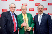 Provost Warwick Arden, Dr. Chuck Korte, Chip Futrell