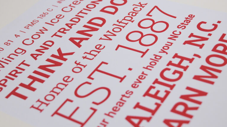 text on a page